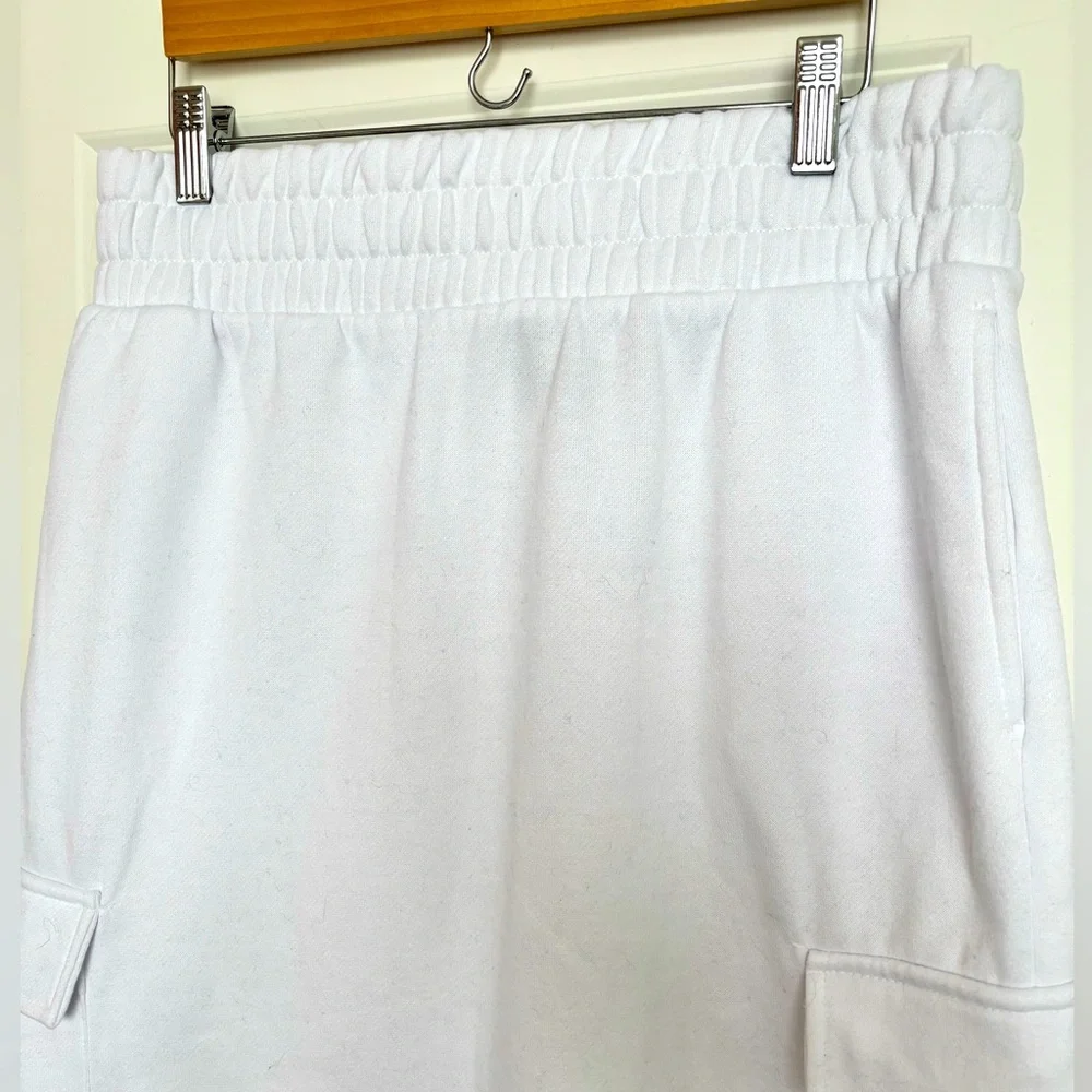 NEW Forever 21 White Midi Pencil Sweat Skirt M/L - Picture 6 of 9